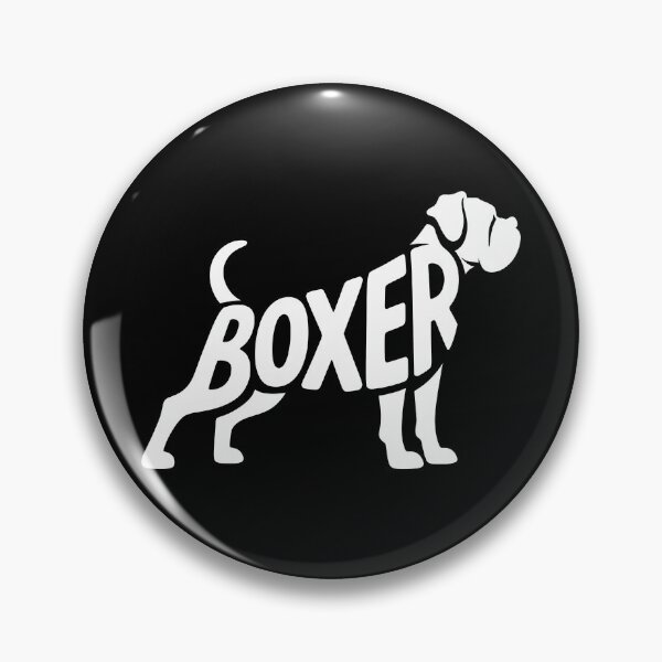 Item preview, Boxer – Dog Silhouette Lettering Design designed and sold by LoFizzy.