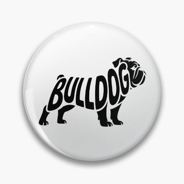 Item preview, Bulldog – Dog Silhouette Lettering Design designed and sold by LoFizzy.