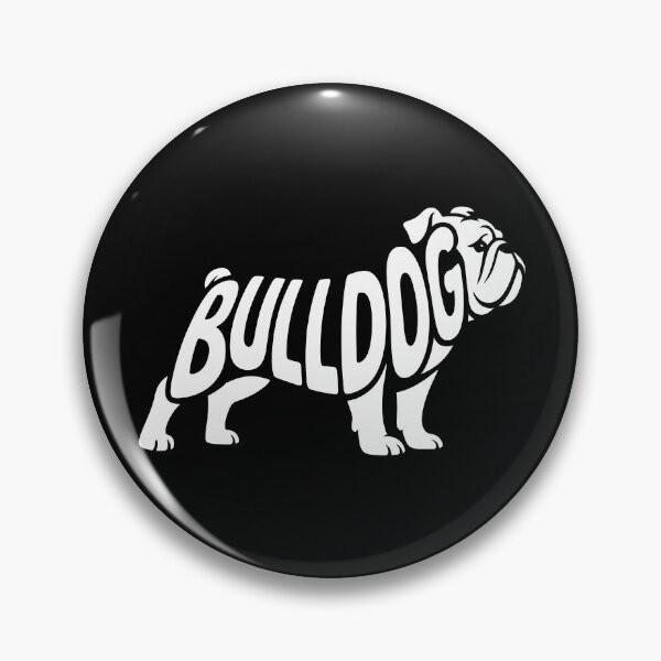 Item preview, Bulldog – Dog Silhouette Lettering Design designed and sold by LoFizzy.