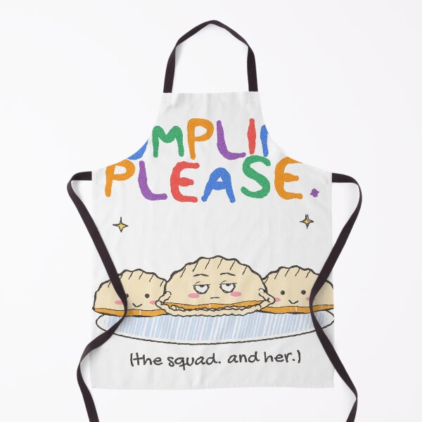 Artikelvorschau, Dumpling Please Funny Gyoza Squad Crayon Drawing entworfen und verkauft von somebasic.
