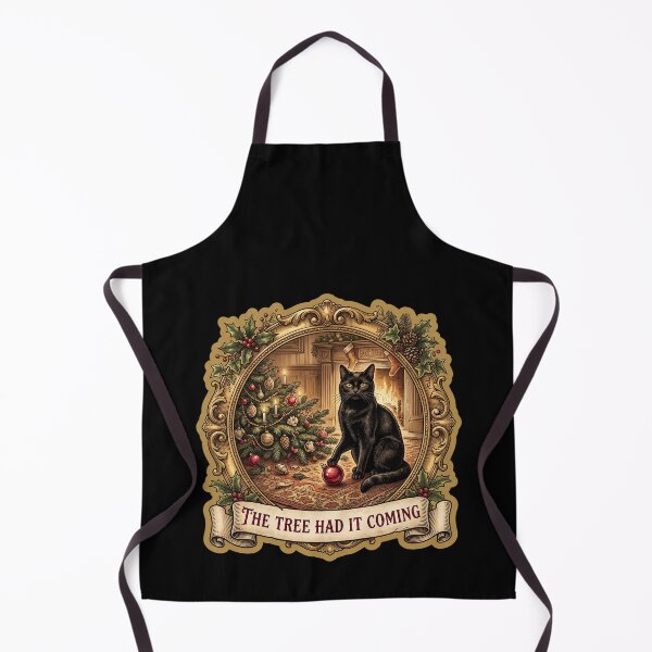 Item preview, Black Cat Vintage Christmas — Tree Had It Coming designed and sold by TheCalmEdit.