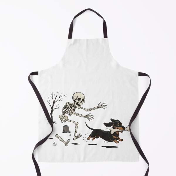 Item preview, Funny Skeleton Dachshund T-Shirt – Halloween Wiener Dog Bone Thief designed and sold by elisarasada.