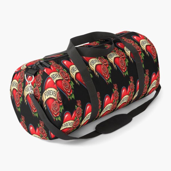 Item preview, Forever Love Heart with Red Roses – Romantic Floral Design designed and sold by TroviTutto.