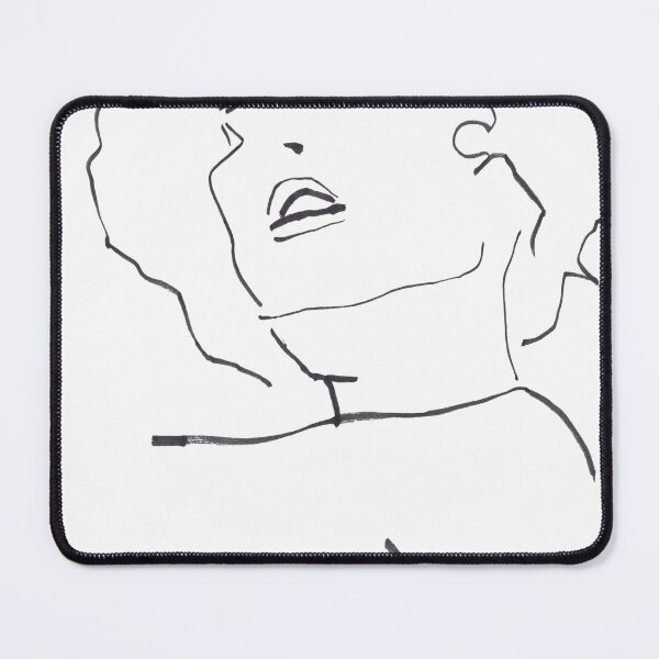 Item preview, Bold Brush Pen Face, Head Tipped Back designed and sold by essentialink.