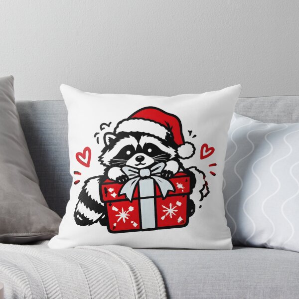 Item preview, Jimothy raccoon merry christmas season designed and sold by ViolettaGlass.