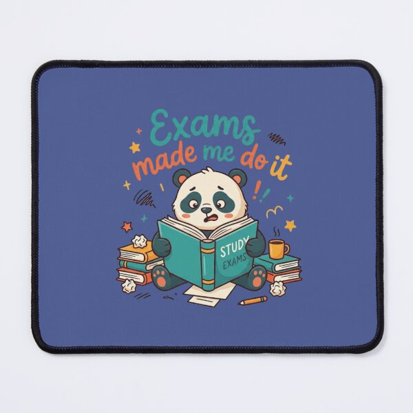 Item preview, Exams Made Me Do It Funny Student Quote – Exam Stress & Study Motivation designed and sold by WallMuseStudio .