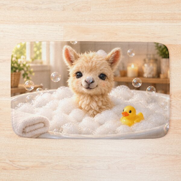 Item preview, Sweet Baby Llama Bubble Bath designed and sold by Sillytoe.