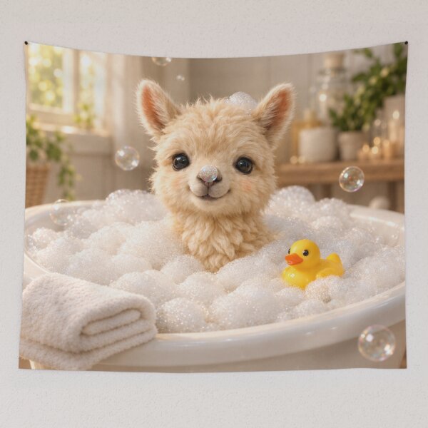 Item preview, Sweet Baby Llama Bubble Bath designed and sold by Sillytoe.