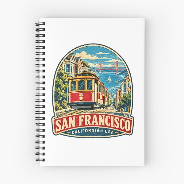 Item preview, San Francisco Cable Car Vintage Travel Badge California designed and sold by Globalcitytees.
