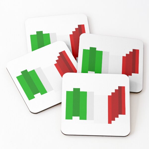 Item preview, Pixel Italy Flag designed and sold by HarveyHandcraftsandDesigns.