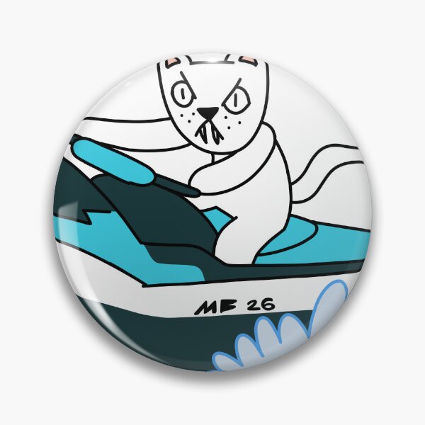 Artikelvorschau, MEAN CAT JET SKI entworfen und verkauft von motherbrainart.