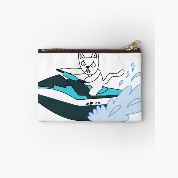 Item preview, MEAN CAT JET SKI designed and sold by motherbrainart.