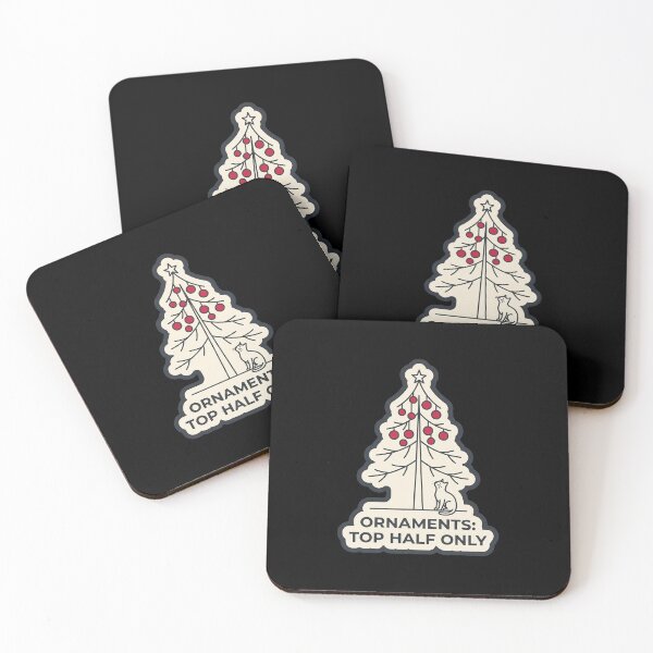 Item preview, Cat Owner Christmas Tree — Top Half Ornaments designed and sold by TheCalmEdit.