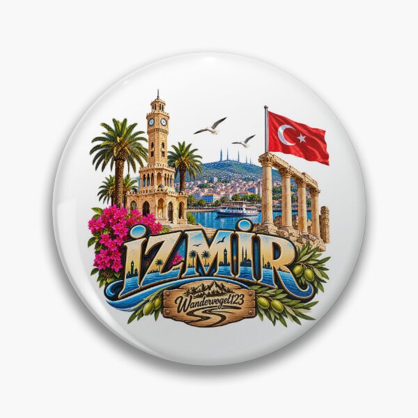 Artikelvorschau, Izmir Türkei – Ägäis Küste Uhrturm & Türkei Urlaub entworfen und verkauft von Wandervogel123.