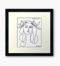 Pablo Picasso War And Peace 1952 Artwork T Shirt, Sketch Framed Print