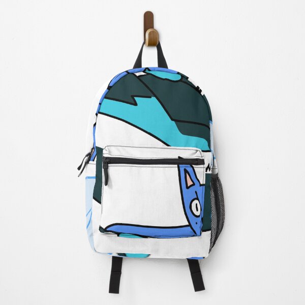 Aperçu de l'œuvre JET SKI MEAN CAT - bleu créée et vendue par motherbrainart.