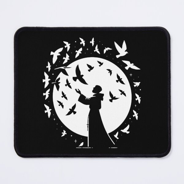 Item preview, St Francis of Assisi Patron Saint of Animals Birds Catholic designed and sold by geronkagogo.