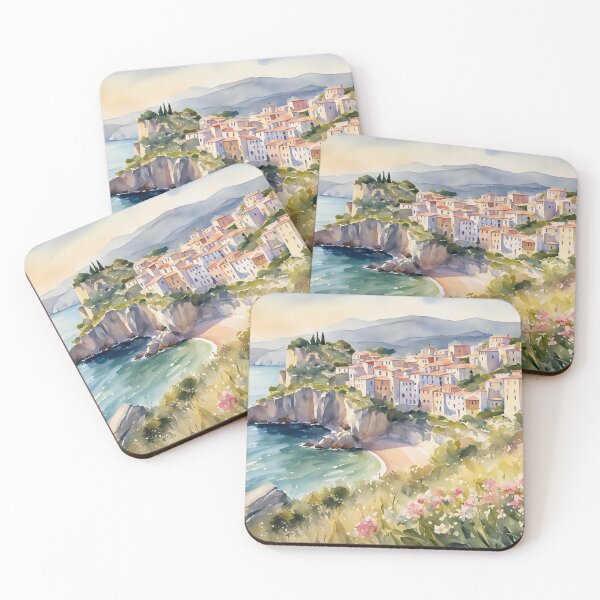 Item preview, A Peaceful Coastal Escape designed and sold by Undersea Ai Art.
