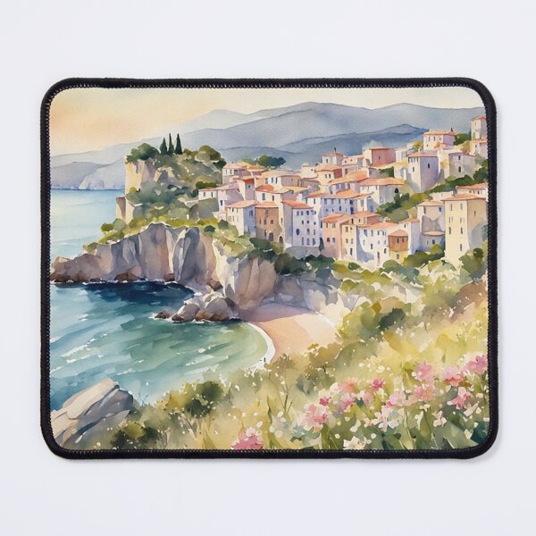 Item preview, A Peaceful Coastal Escape designed and sold by Undersea Ai Art.