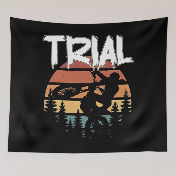 Item preview, Trial Bike Rider Vintage Sunset Off Road Trials Extreme Motorcycle Motorsport designed and sold by Jt41.