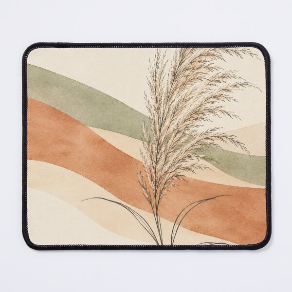 Item preview, Pampas Grass Plume Ribbon Bands | Terracotta Sage Botanical Print designed and sold by Zaramodo.