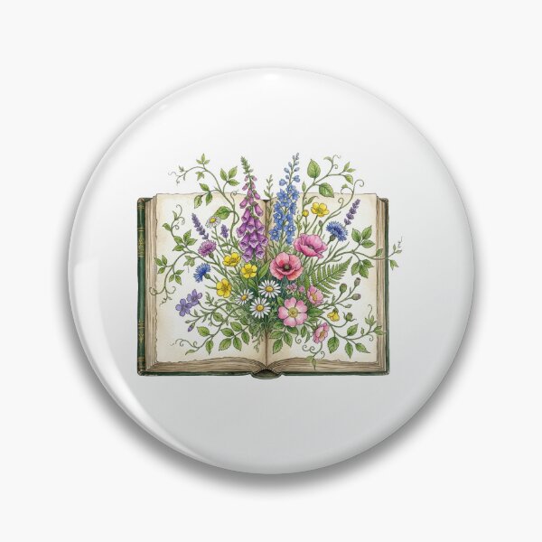 Item preview, Wildflowers Blooming From Vintage Open Book designed and sold by Sanan Israyilli.