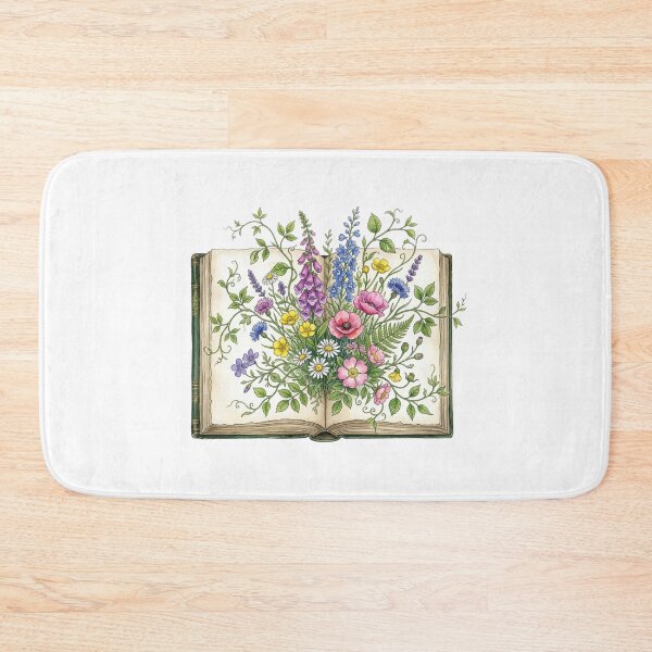 Item preview, Wildflowers Blooming From Vintage Open Book designed and sold by Sanan Israyilli.