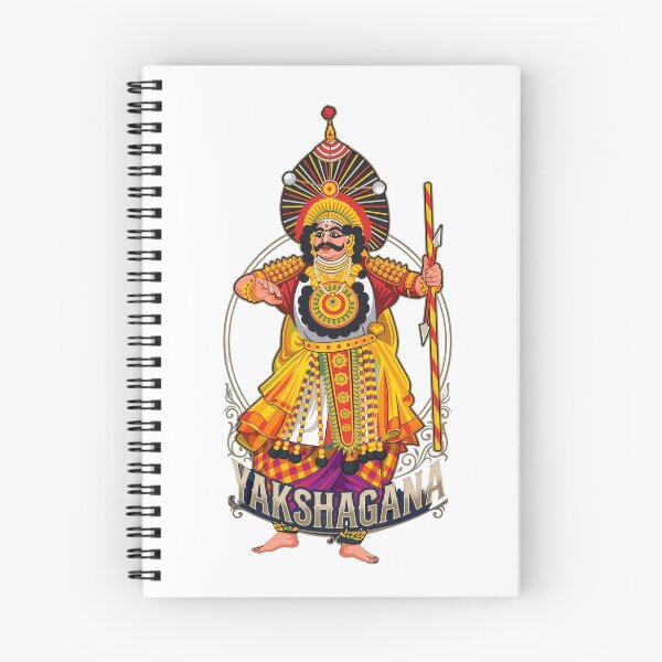 Item preview, Yakshagana Traditional Indian Folk Art – Karnataka Cultural Illustration India designed and sold by niStock.