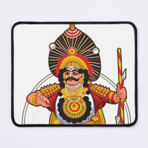 Item preview, Yakshagana Traditional Indian Folk Art – Karnataka Cultural Illustration India designed and sold by niStock.