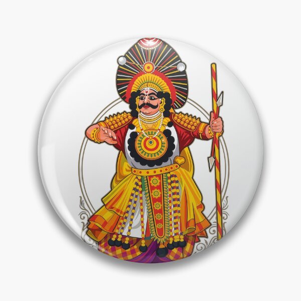 Item preview, Yakshagana Traditional Indian Folk Art – Karnataka Cultural Illustration India designed and sold by niStock.