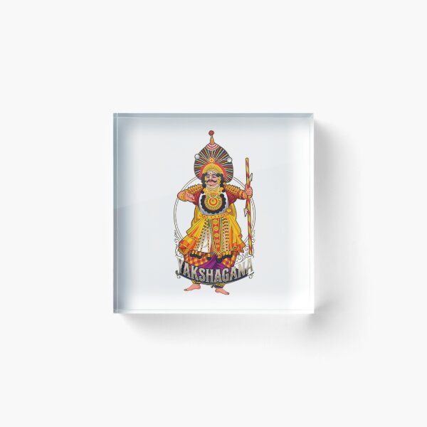 Item preview, Yakshagana Traditional Indian Folk Art – Karnataka Cultural Illustration India designed and sold by niStock.