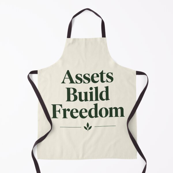 Item preview, Assets Build Freedom | Minimalist Money Mindset Print designed and sold by Zaramodo.