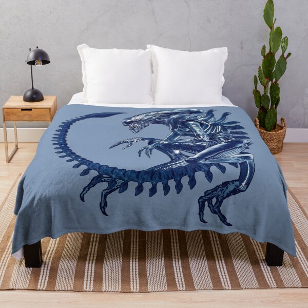 Artikelvorschau, Xenomorph-Spirale – Blau entworfen und verkauft von claracecilia.