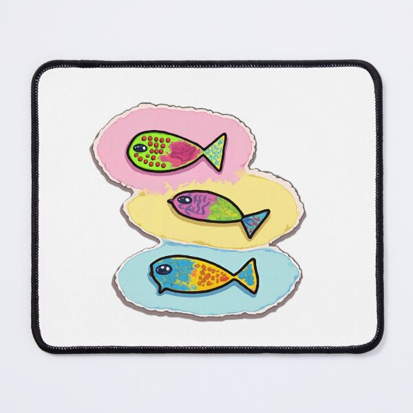 Item preview, Three fish designed and sold by WildLadyWood.