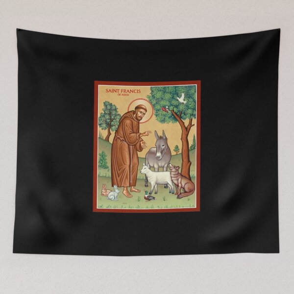 Item preview, St Francis of Assisi Catholic Patron Saint of Animals. designed and sold by geronkagogo.