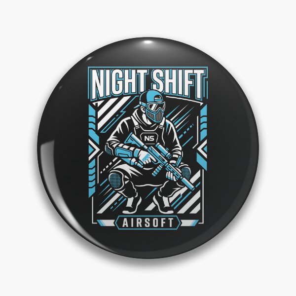 Artikelvorschau, Night Shift Airsoft Tactical Milsim entworfen und verkauft von SplashTastic.