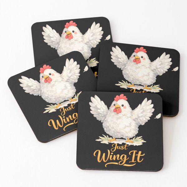 Item preview, Funny Chicken Just Wing It Design designed and sold by inspired-works.
