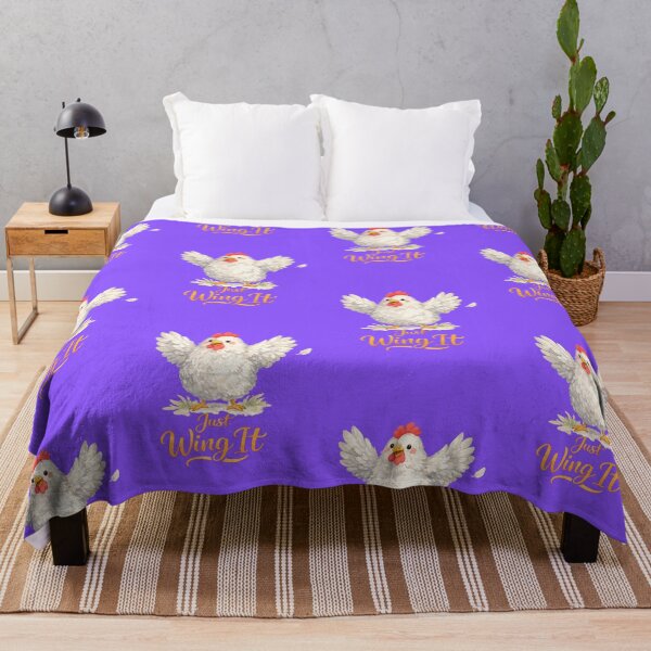 Item preview, Funny Chicken Just Wing It Design designed and sold by inspired-works.