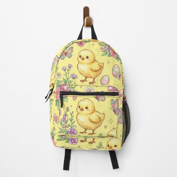 Item preview, Cute Baby Chicks Easter Flowers Spring Bedding Pattern designed and sold by Shivora Studio.