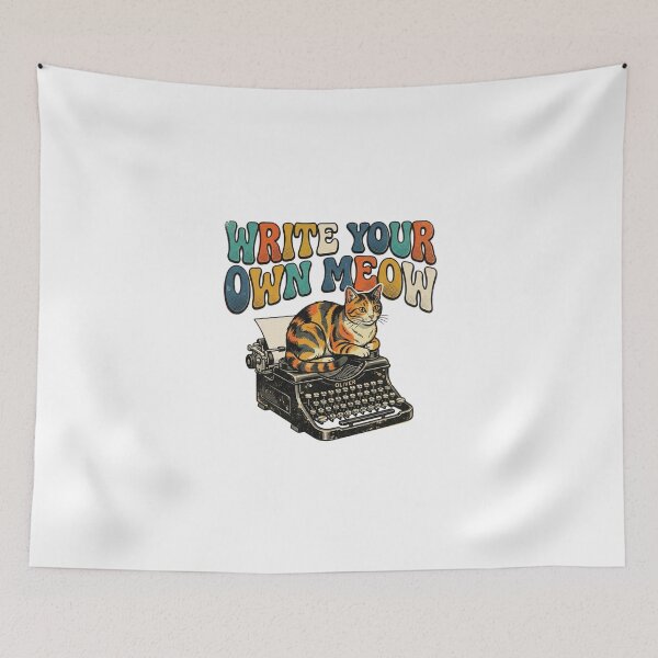 Item preview, Write Your Own Meow Calico Cat Typewritercat lover designed and sold by Sanan Israyilli.