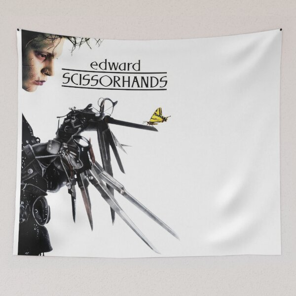 Item preview, Edward Scissorhands Movie Poster designed and sold by Lucy Goosy Art.