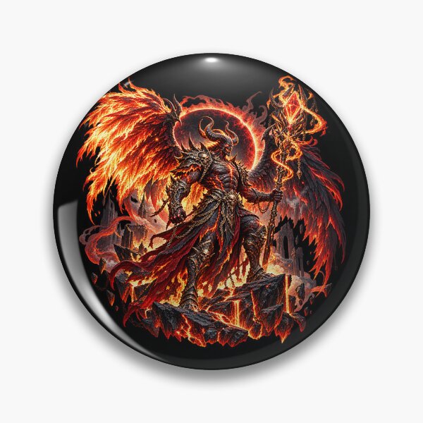 Item preview, Infernal Warlord – Demon Lord of Fire designed and sold by TroviTutto.