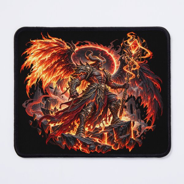 Item preview, Infernal Warlord – Demon Lord of Fire designed and sold by TroviTutto.