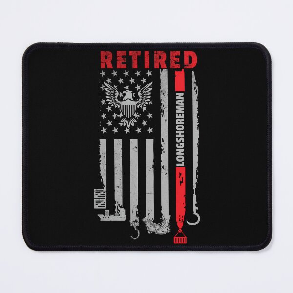 Item preview, Proud American Retired Longshoreman designed and sold by milana-baca.