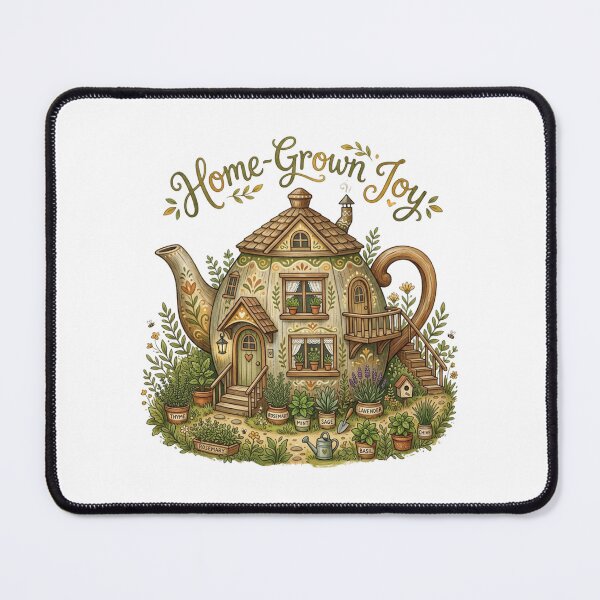 Item preview, Home-Grown Joy Teapot Cottage Herb Garden designed and sold by Sanan Israyilli.