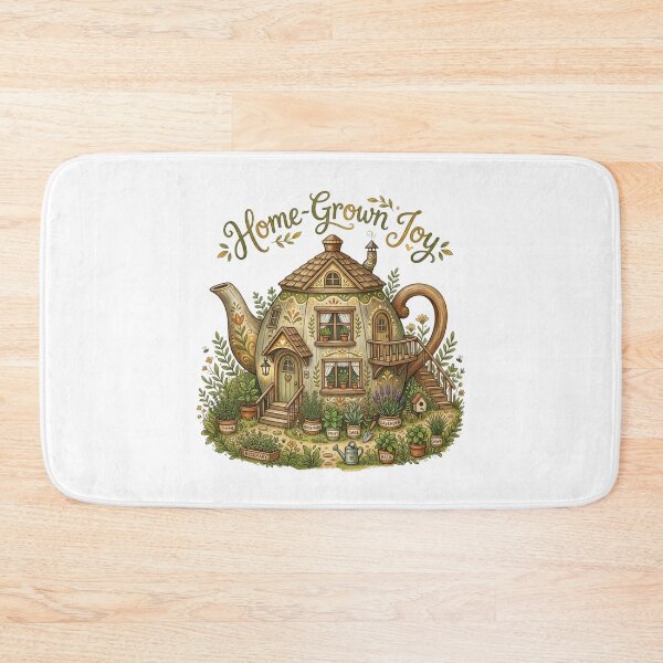 Item preview, Home-Grown Joy Teapot Cottage Herb Garden designed and sold by Sanan Israyilli.