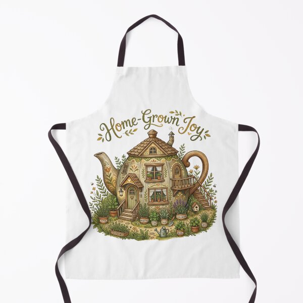 Item preview, Home-Grown Joy Teapot Cottage Herb Garden designed and sold by Sanan Israyilli.