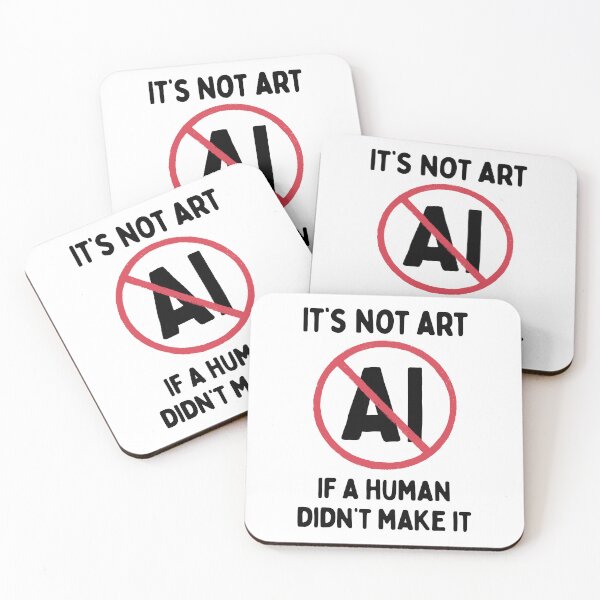 Item preview, Anti AI Art - It's Not Art If A Human Didn't Make It designed and sold by Sophie’s Tees.