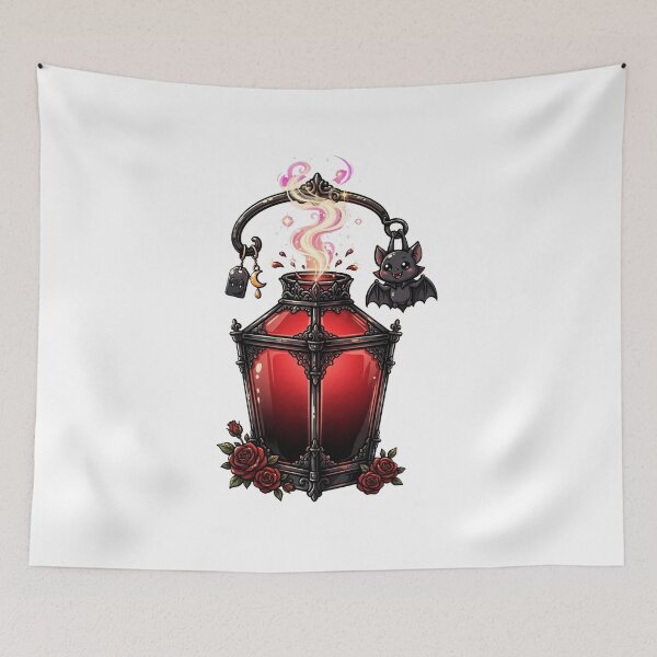Item preview, Vampire Bat Halloween Lantern designed and sold by LunaGlow Studio.