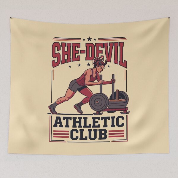 Item preview, She-Devil Athletic Club Sled Push Fitness designed and sold by SplashTastic.